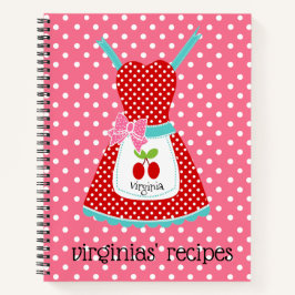 Retro Personalisiertes Rezept Buch