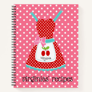 Retro Personalisiertes Rezept Buch