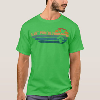 Retro-Pflanze Grafische Vegetarische Vegane Pflanz T-Shirt