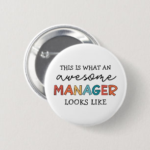 Retro Phantastisch Manager Funny Button