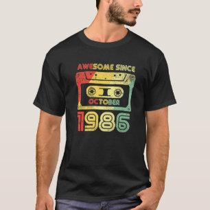 Retro Phantastisch seit Oktober 1986 35. Geburtsta T-Shirt