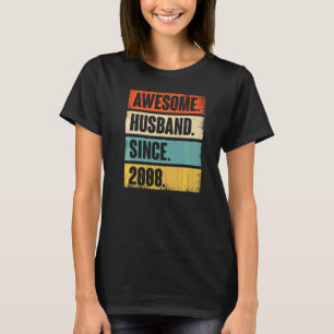Retro Phantastischer Mann seit 2008 14 Wedding Ani T-Shirt