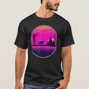 Retro Pheasant Jagd Upland Bird Hunter Hund Vapo T-Shirt