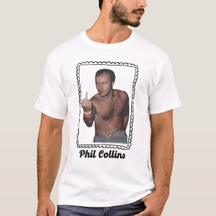 Retro Phil Collins Vintage 80er Musik Fan Art T-Shirt