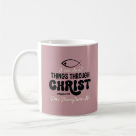 Retro Philippianer 4:13 Kaffeetasse
