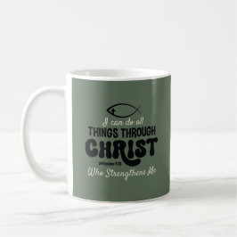 Retro Philippianer 4:13 Kaffeetasse