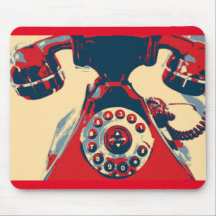 Retro Phone Mousepad