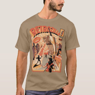 Retro Phonezilla Black T-Shirt