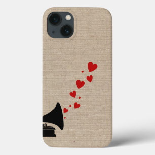 Retro Phonograph Stereo Musikliebhaber Hipster Her Case-Mate iPhone Hülle