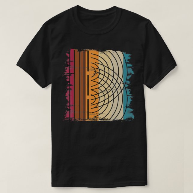 Retro Physicist Science Nerd Scientist Gift Quantu T-Shirt (Design vorne)