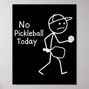 Retro-Pickleball-Pickleball-Sport-traumatisierte J Poster