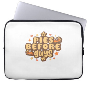 Retro Pies vor Typ Funny Erntedank Pies Laptopschutzhülle