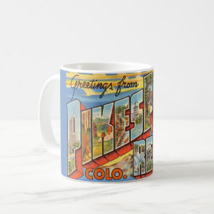 Retro Pikes Peak Colorado Tasse