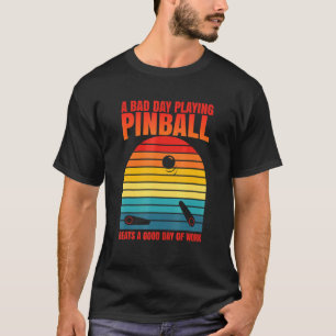 Retro Pinball Beats Arcade Machine T-Shirt