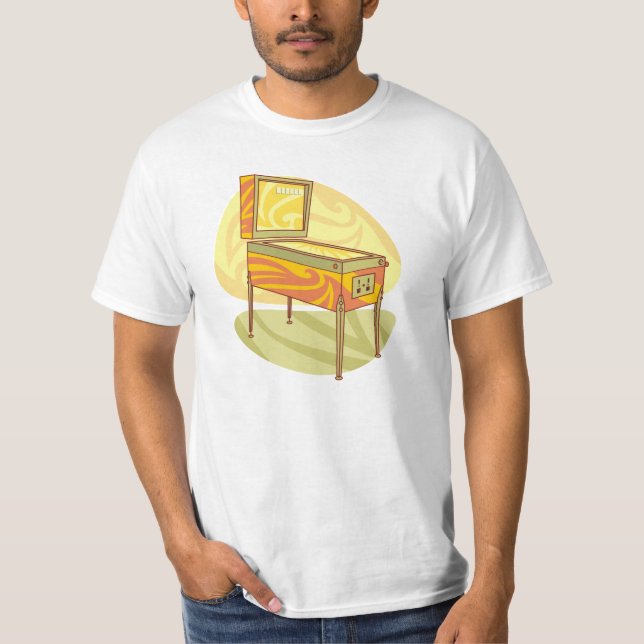 Retro-Pinball T-Shirt (Vorderseite)