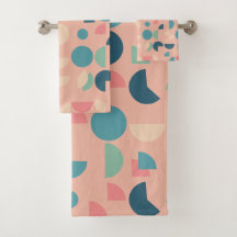 Retro Pink farbenfrohe moderne geometrische Tribal