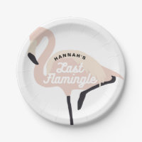 Retro Pink Flamingo Last Flamingle Brautparty