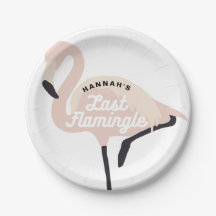 Retro Pink Flamingo Last Flamingle Brautparty