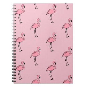 Retro Pink Flamingo Office School Notebook Geschen Notizblock