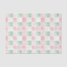 Retro Pink Grün Niedlich Weihnachten Seidenpapier