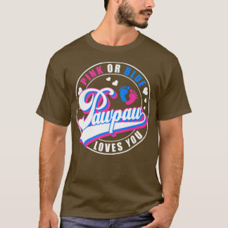 Retro Pink oder Blue Pawpaw Lieben, die Sie Baby G T-Shirt