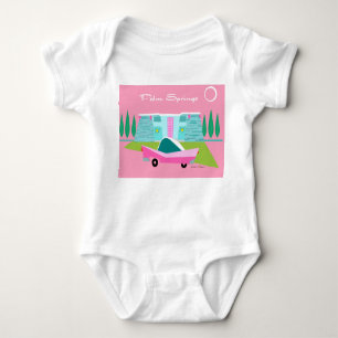 Retro Pink Palm Springs T - Shirt
