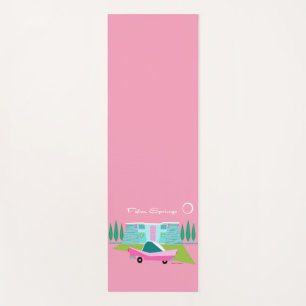 Retro Pink Palm Springs Yoga Mat Yogamatte