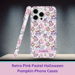 Retro Pink Pastel Halloween Pumpkin Phone Fälle Case-Mate iPhone Hülle