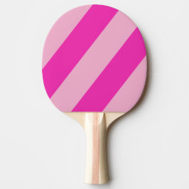 Retro Pink Sky Drei fette Streifen Tischtennis Schläger