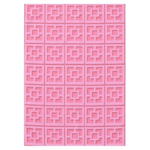 Retro Pink Trellis Tabletten Tischdecke