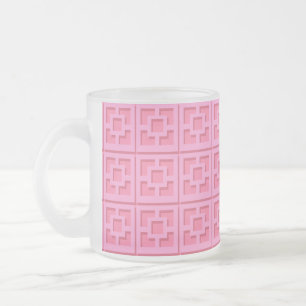 Retro Pink Trellis Tasse