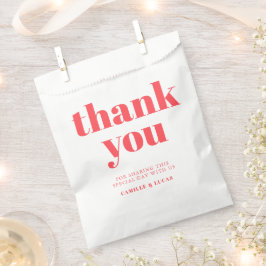 Retro Pink trendige Gastgeschenk Hochzeit Tasche Geschenktütchen