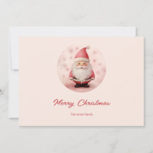 Retro Pink Weihnachtsmann