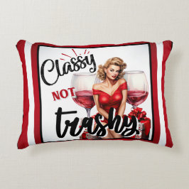 Retro Pinup Classy nicht Trashy Dekokissen