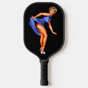 RETRO PINUP-MÄDCHEN PICKLEBALL-SCHLÄGER PICKLEBALL SCHLÄGER