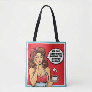 Retro Pinup_ Morgenmensch Tasche