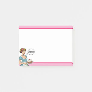 Retro Pinup_ täglich serviert Post-it Klebezettel