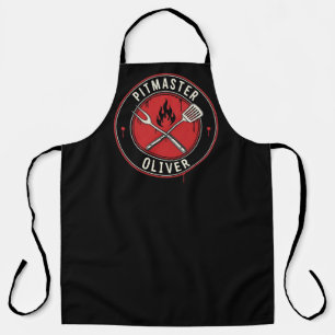 Retro Pitmaster Grill Meister Schürze