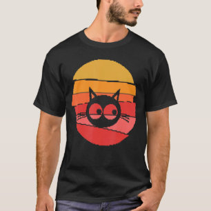 Retro Pixel Art Cat Design Animal Friends Cat Lieb T-Shirt