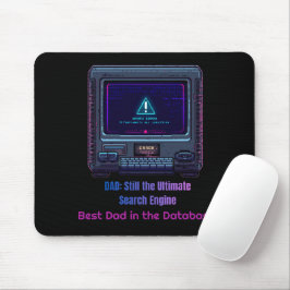 Retro-Pixel-Art-Tech-Vater personalisiertes Gesche Mousepad