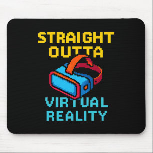 Retro-Pixel-Art-Virtual-Reality-Grafik für einen V Mousepad