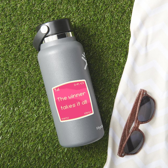  Retro-Pixel  Aufkleber (HydroFlask Insitu)