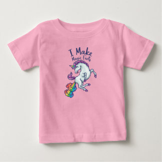 Retro Pixel Lustiges Einhorn Ich Mache Magische Fü Baby T-shirt