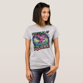 Retro Pixel Parrot - Drücken Sie Play to Squawk! A T-Shirt