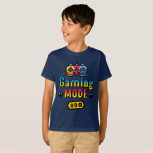 Retro-Pixel-Spielmodus T-Shirt