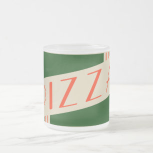Retro-Pizza Mattglastasse