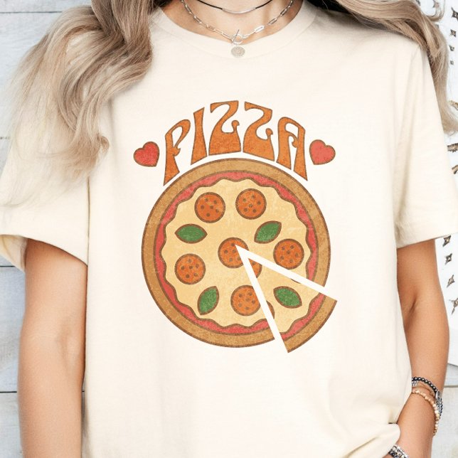 Retro Pizza, Pizza Lover, Funny Pizza T-Shirt (Von Creator hochgeladen)