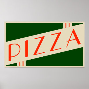 Retro-Pizza Poster