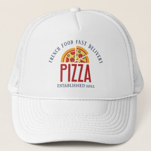 Retro Pizza Trucker Cap Truckerkappe