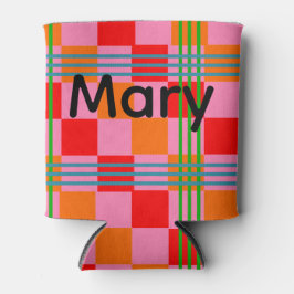 Retro Plaid  Dosenkühler